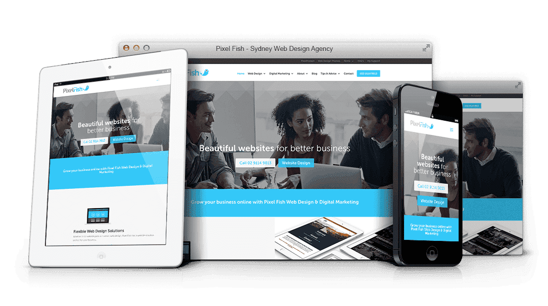100% Mobile Responsive - Pixel Fish Web Design Tips tips for online success
