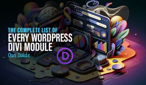 Every WordPress Divi Module - The Complete List