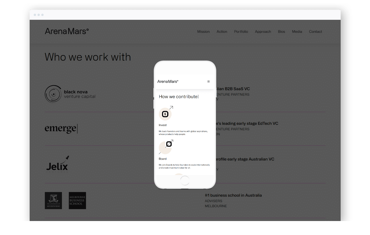 Technology Business Website Design