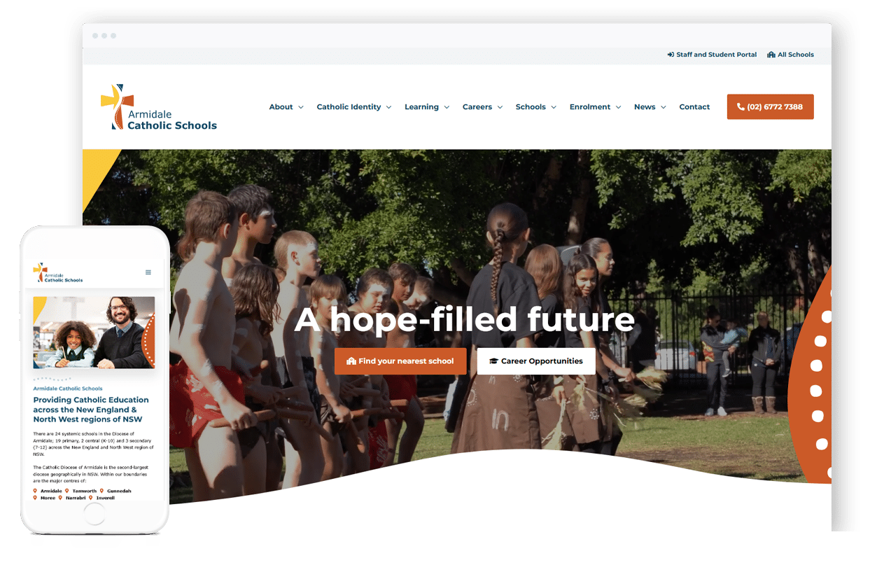 Catholic School Website Design