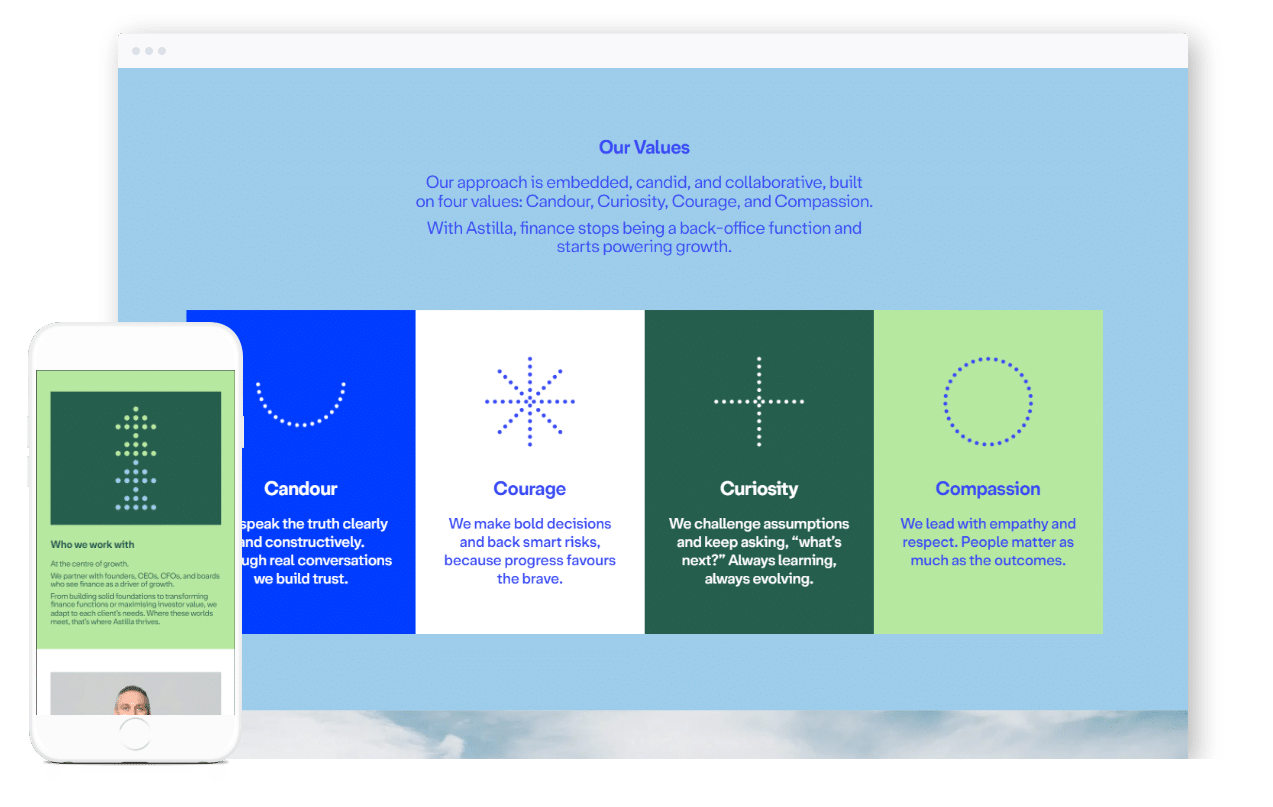 Advisory Business Website Design