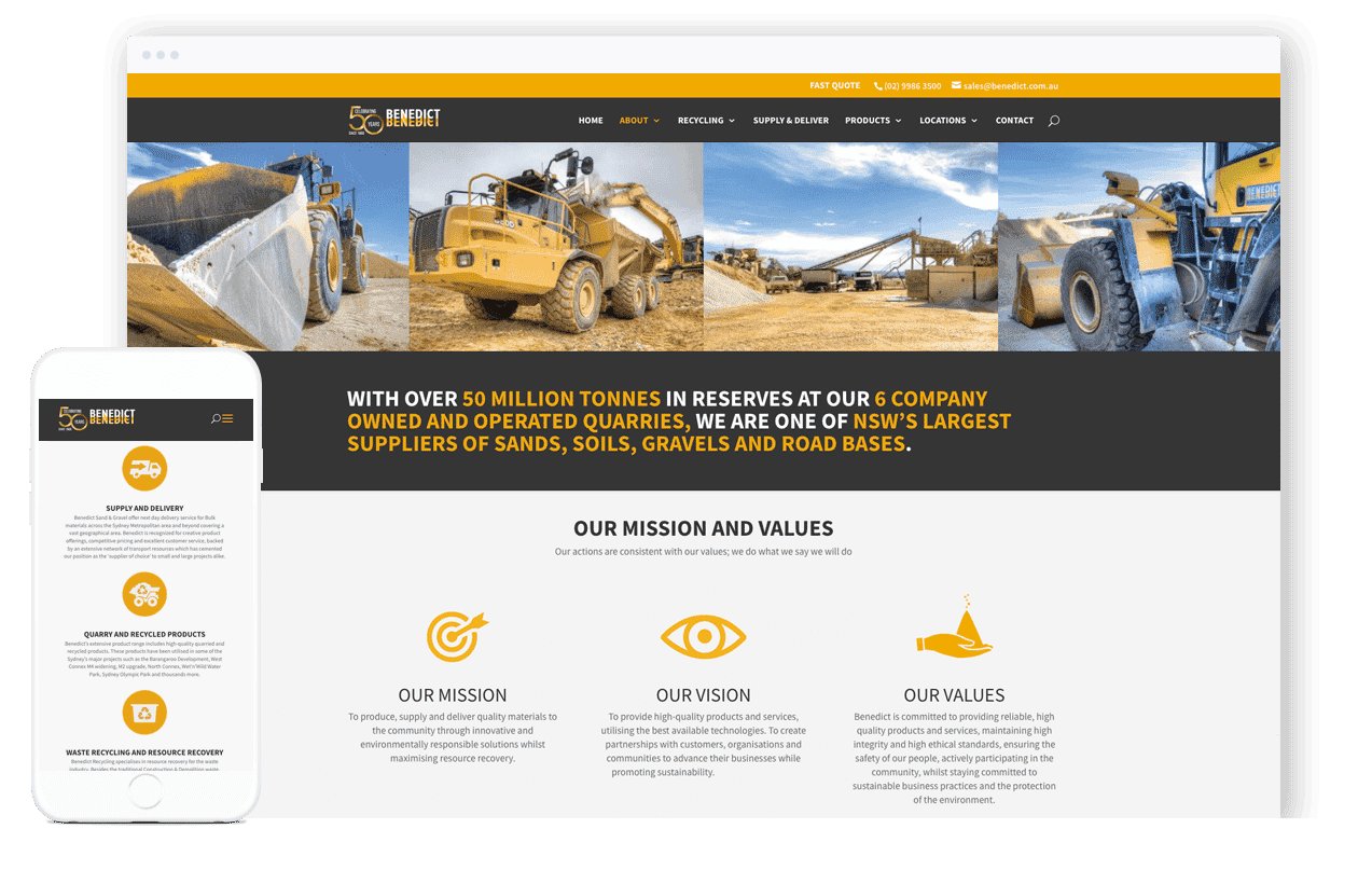 Waste Management Website Design