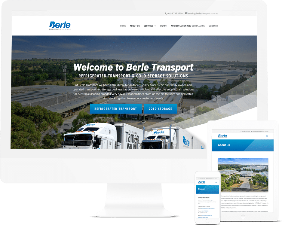 Manufacturing, Logistics and Industrial Website Design