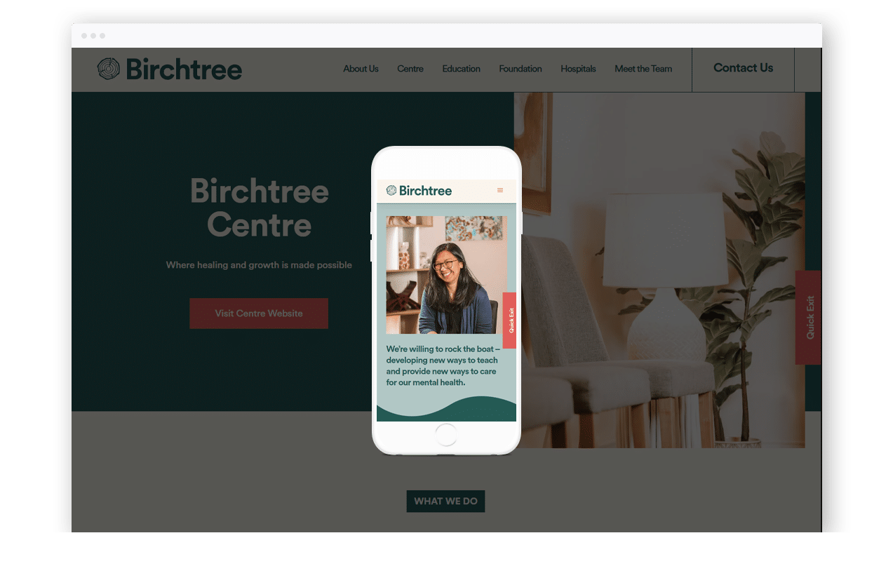 Mental Health Website Design