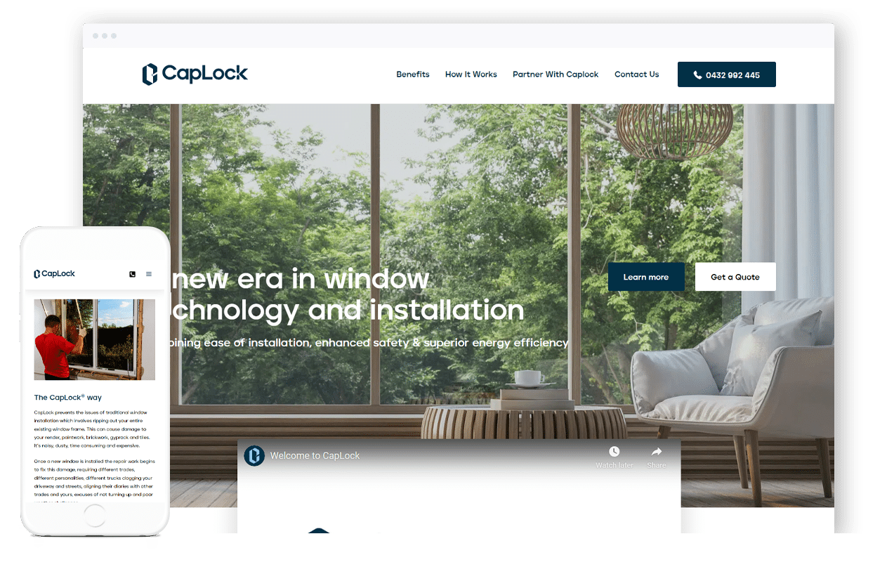 Window Repair Website Design