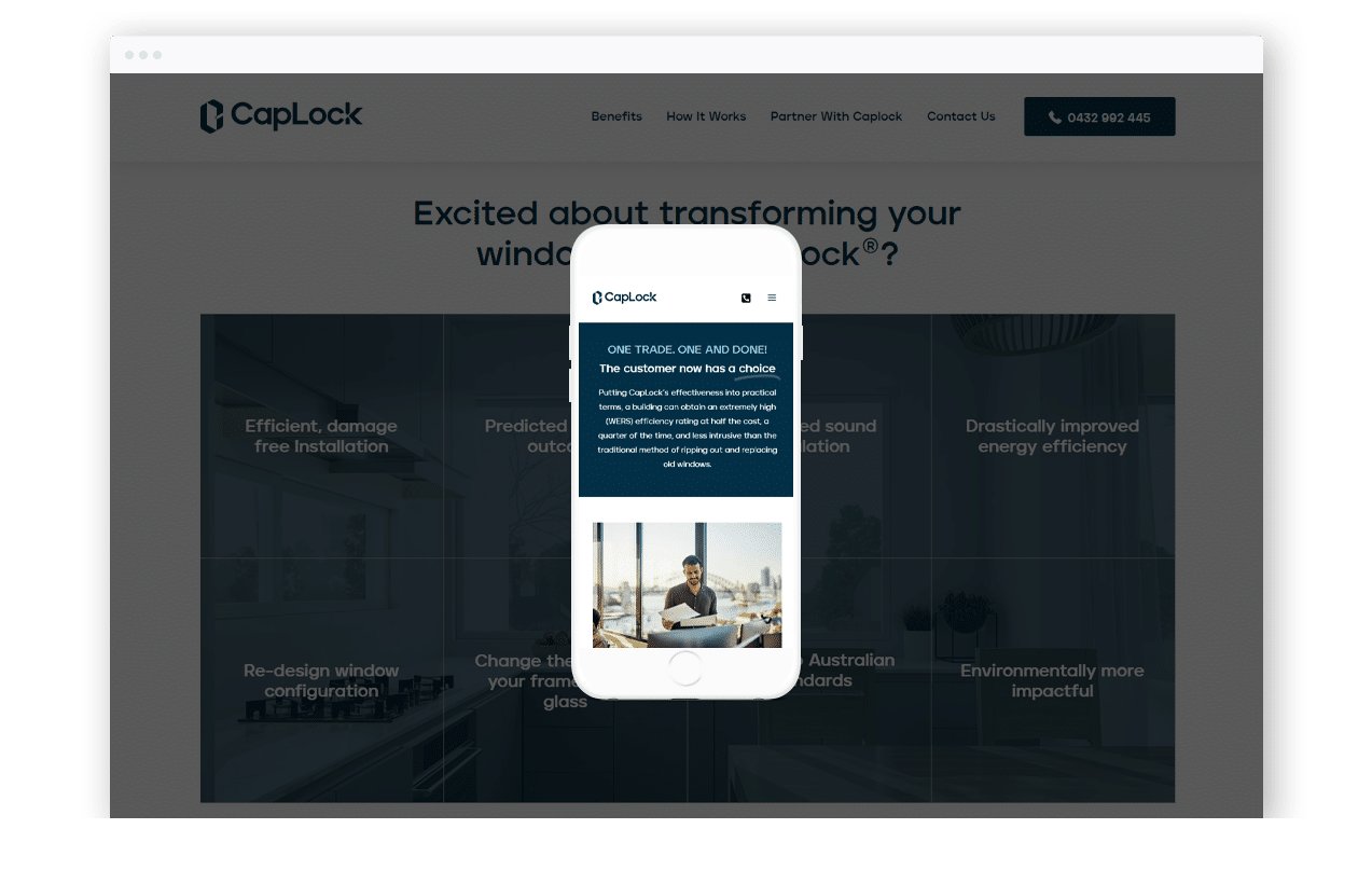 Window Repair Website Design