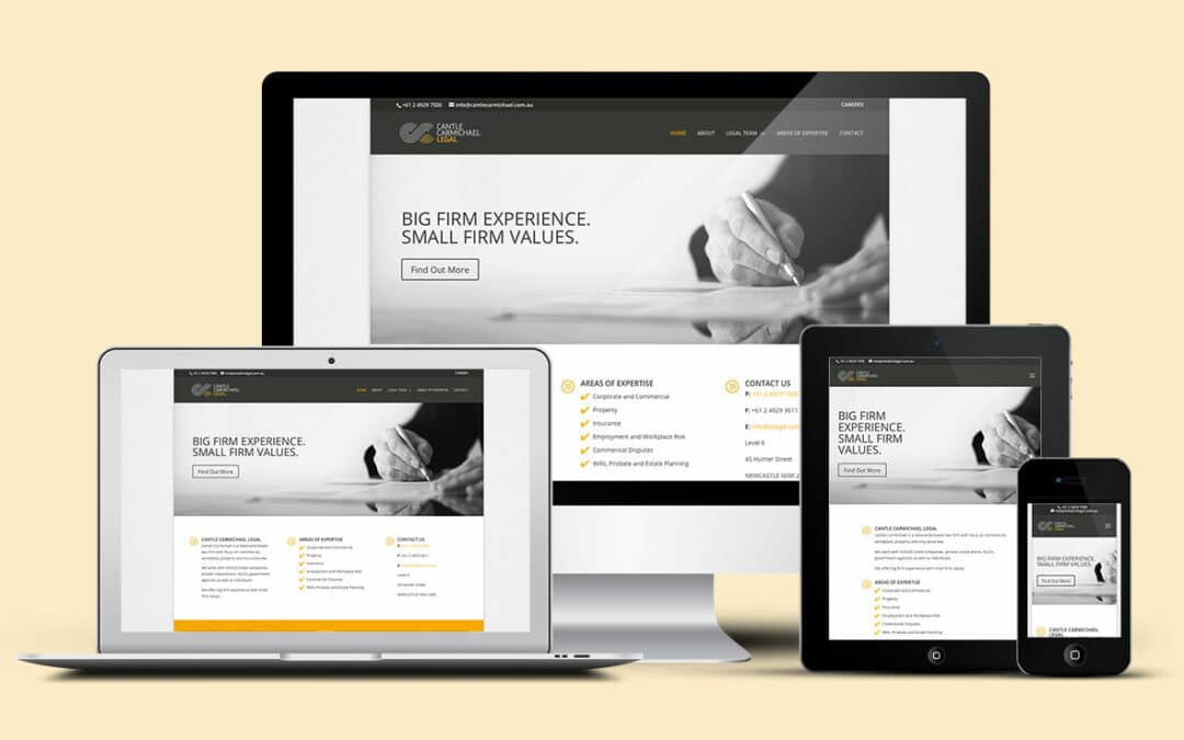 Cantle Carmichael Legal gets a modern new site!