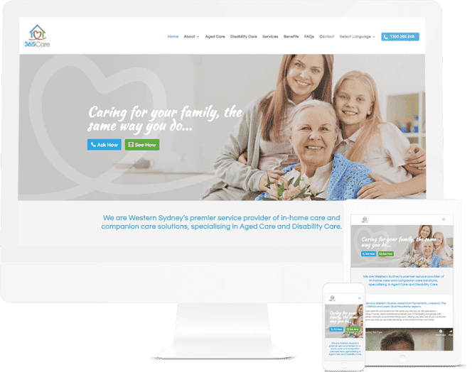 Aged Care Web Design