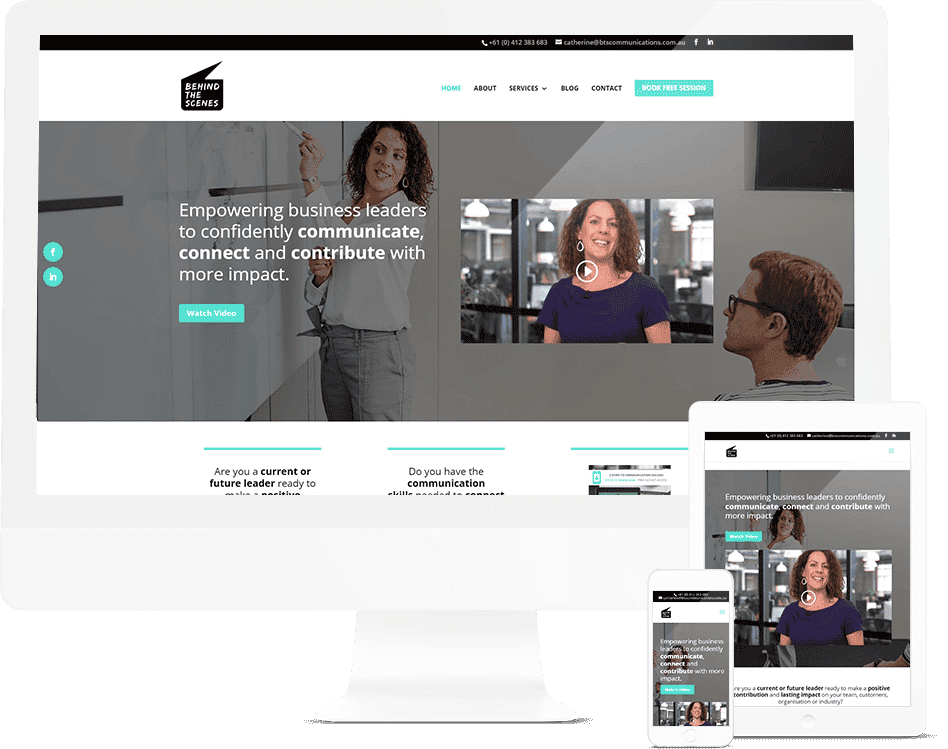 Communication training Website Design