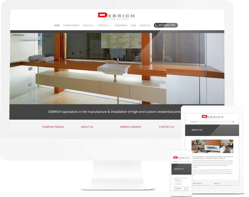 Joinery Website Design