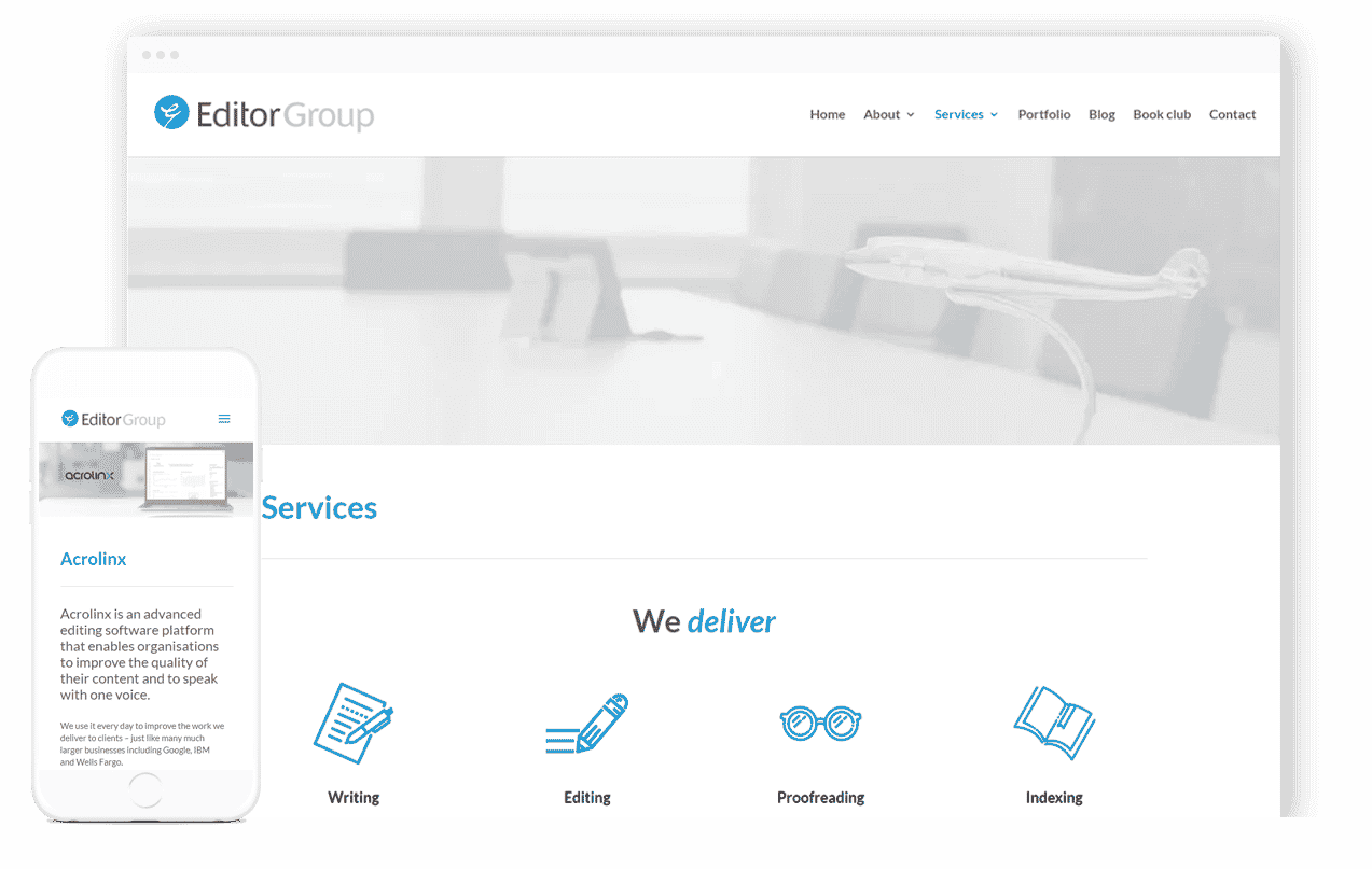 Professional Services Website Design