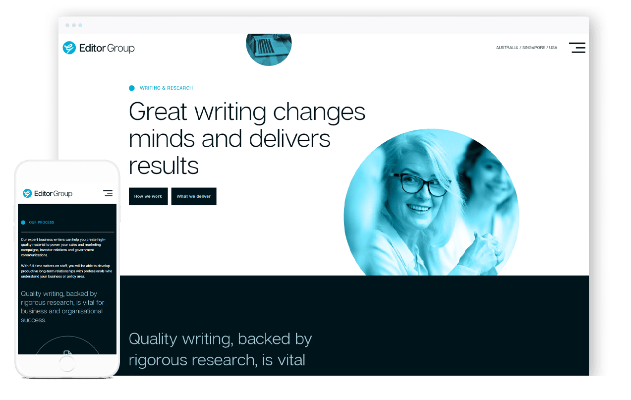 Professional Services Website Design