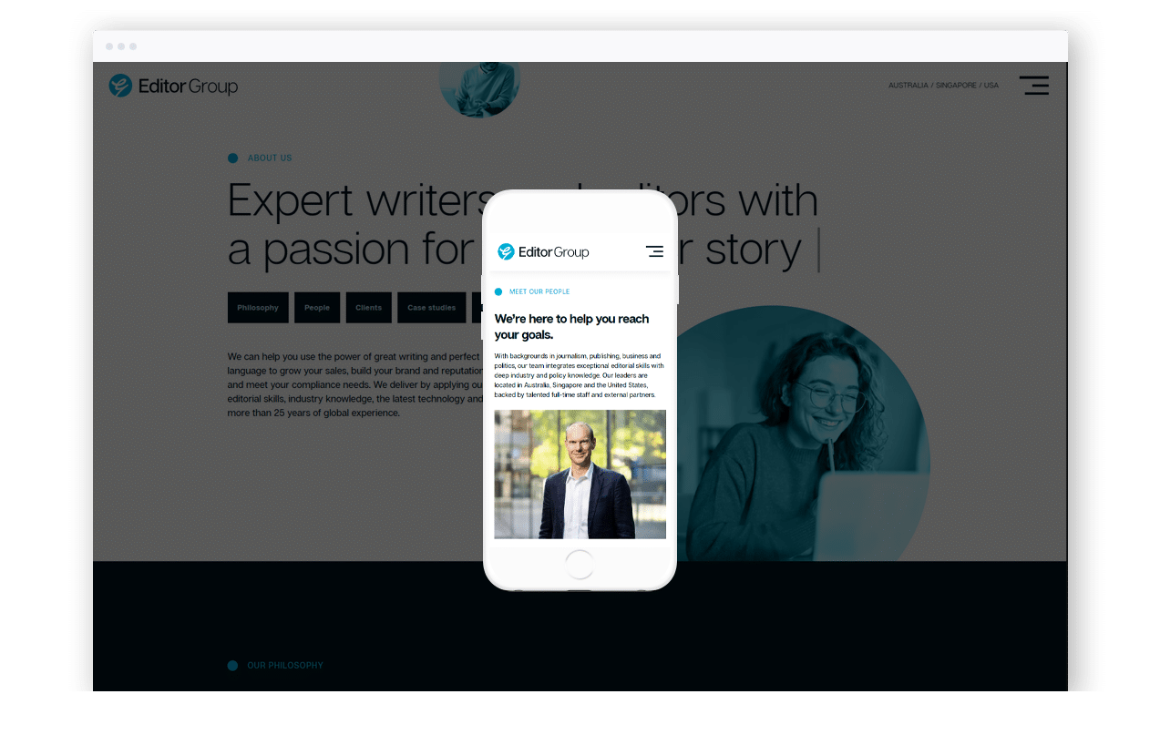Professional Services Website Design