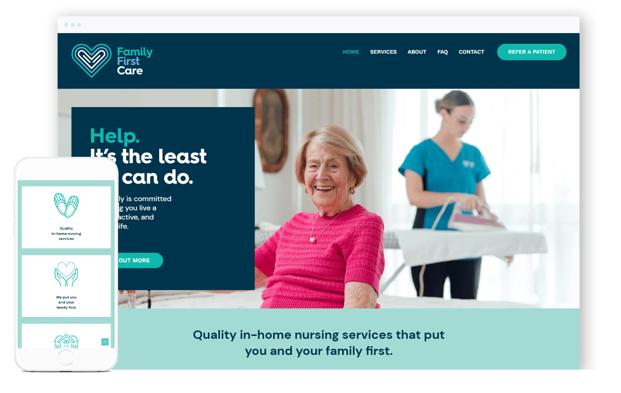 Nursing Website Design