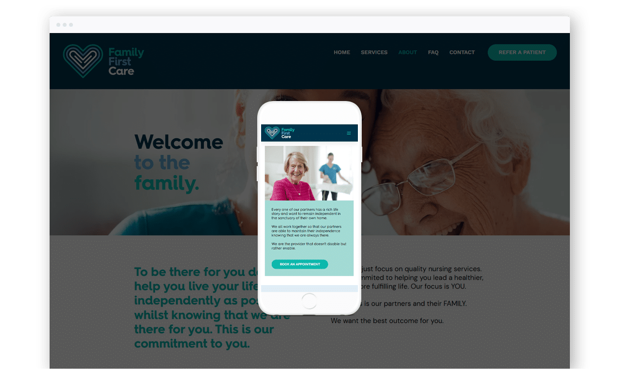 Nursing Website Design