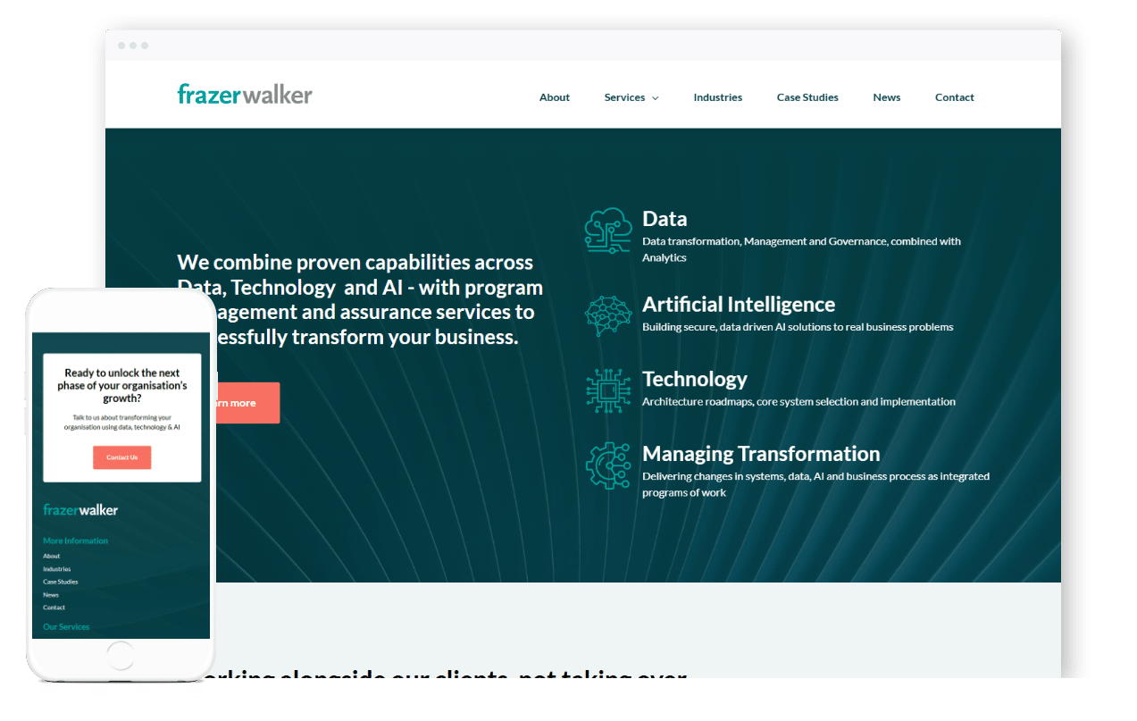 consultancy business website