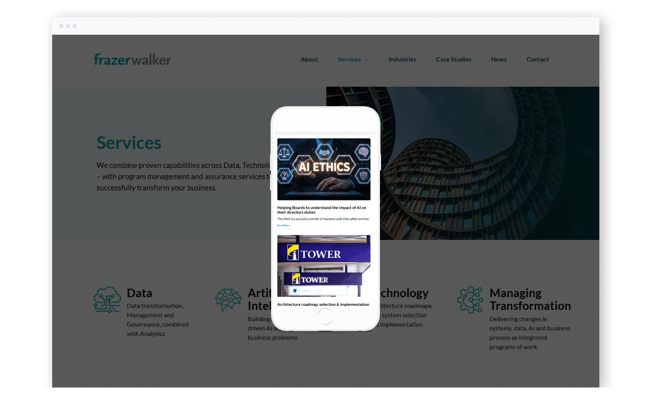 consultancy business website