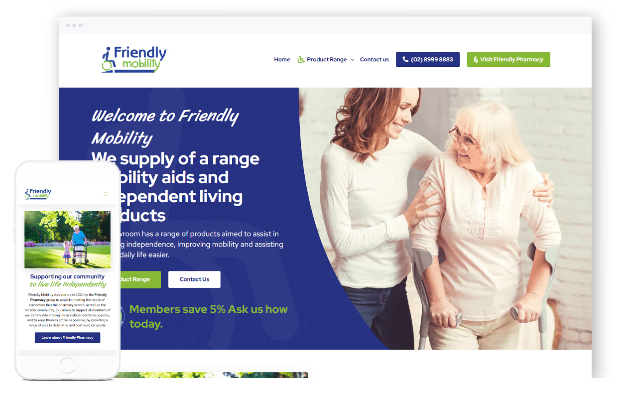 Mobility Website Design