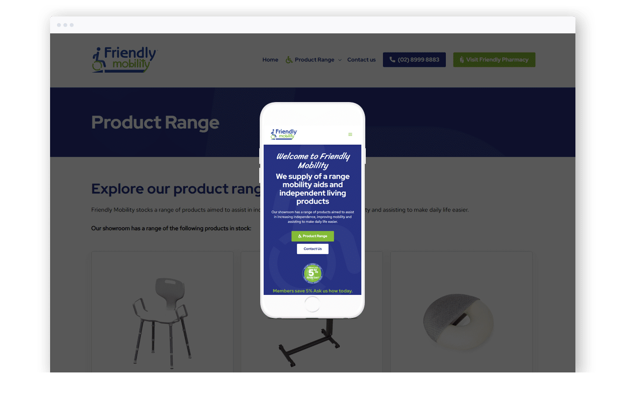 Mobility Website Design