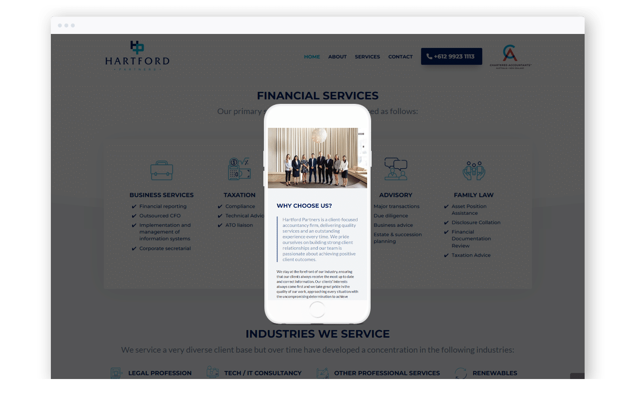 Accounting Firm Website Design