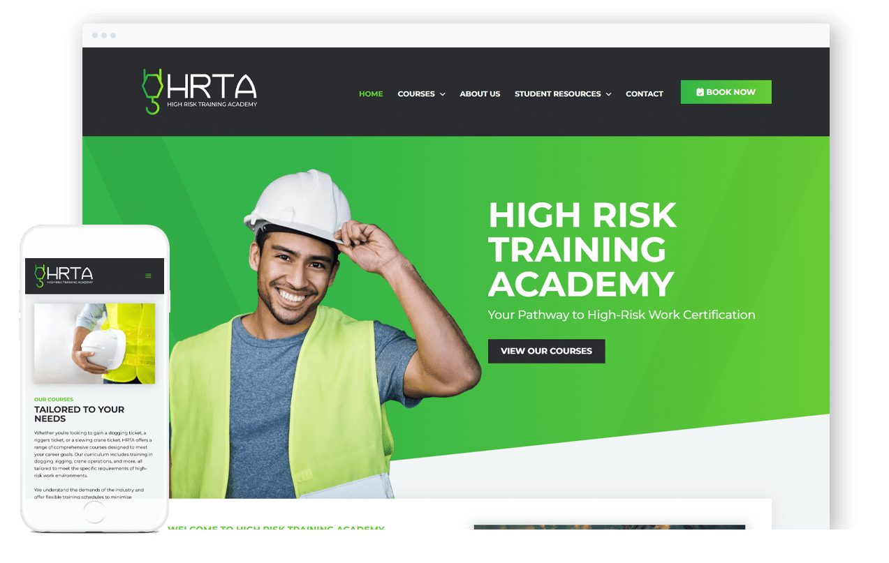 Training Provider Website Design