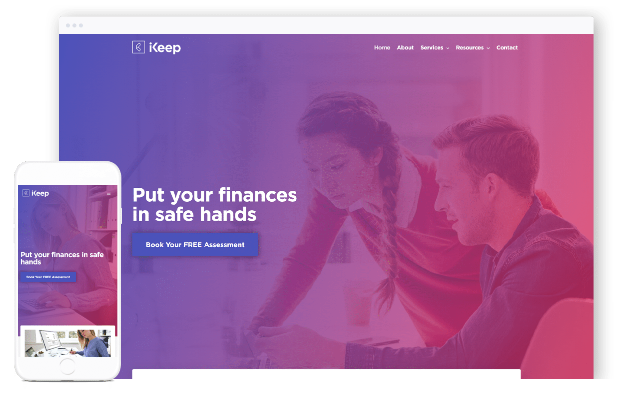 Bookkeeping Business Website Design