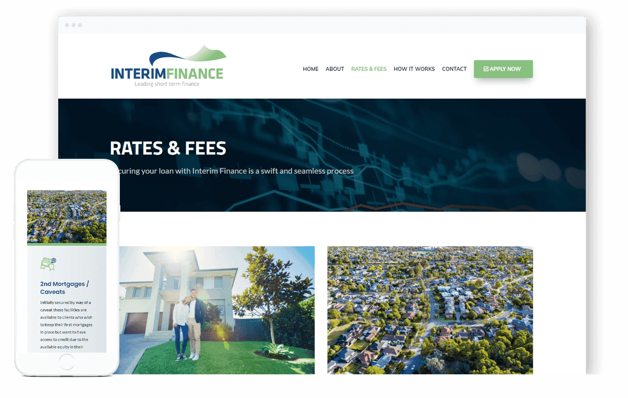 Finance Website Design