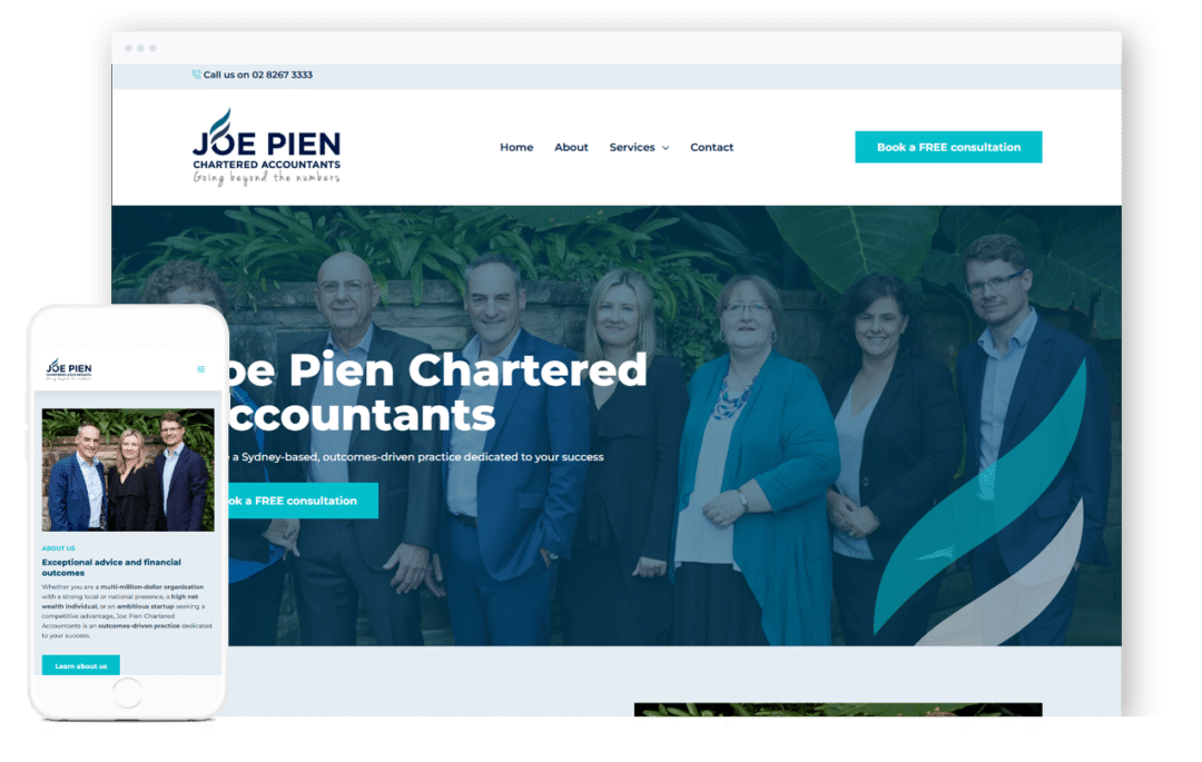 Chartered Accountant Website Design Case Study | Pixel Fish