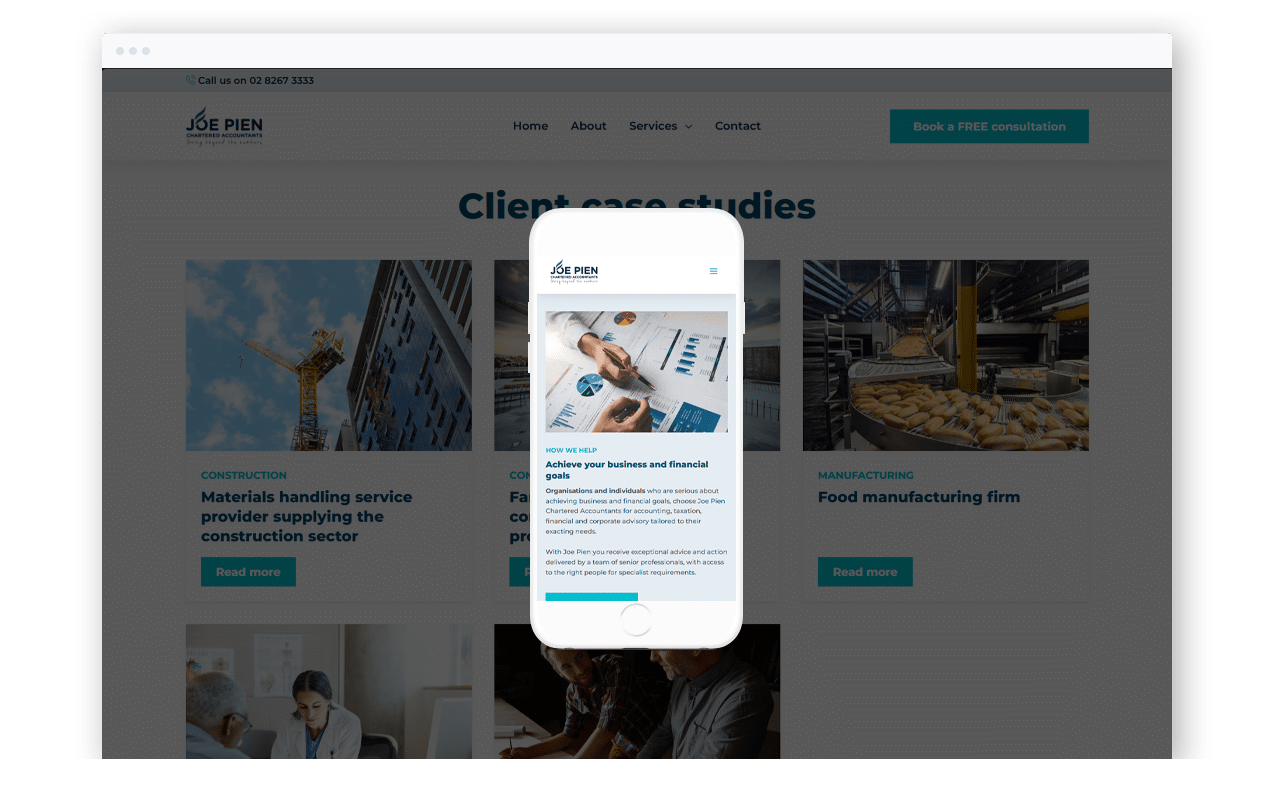 Chartered Accountant Website Design