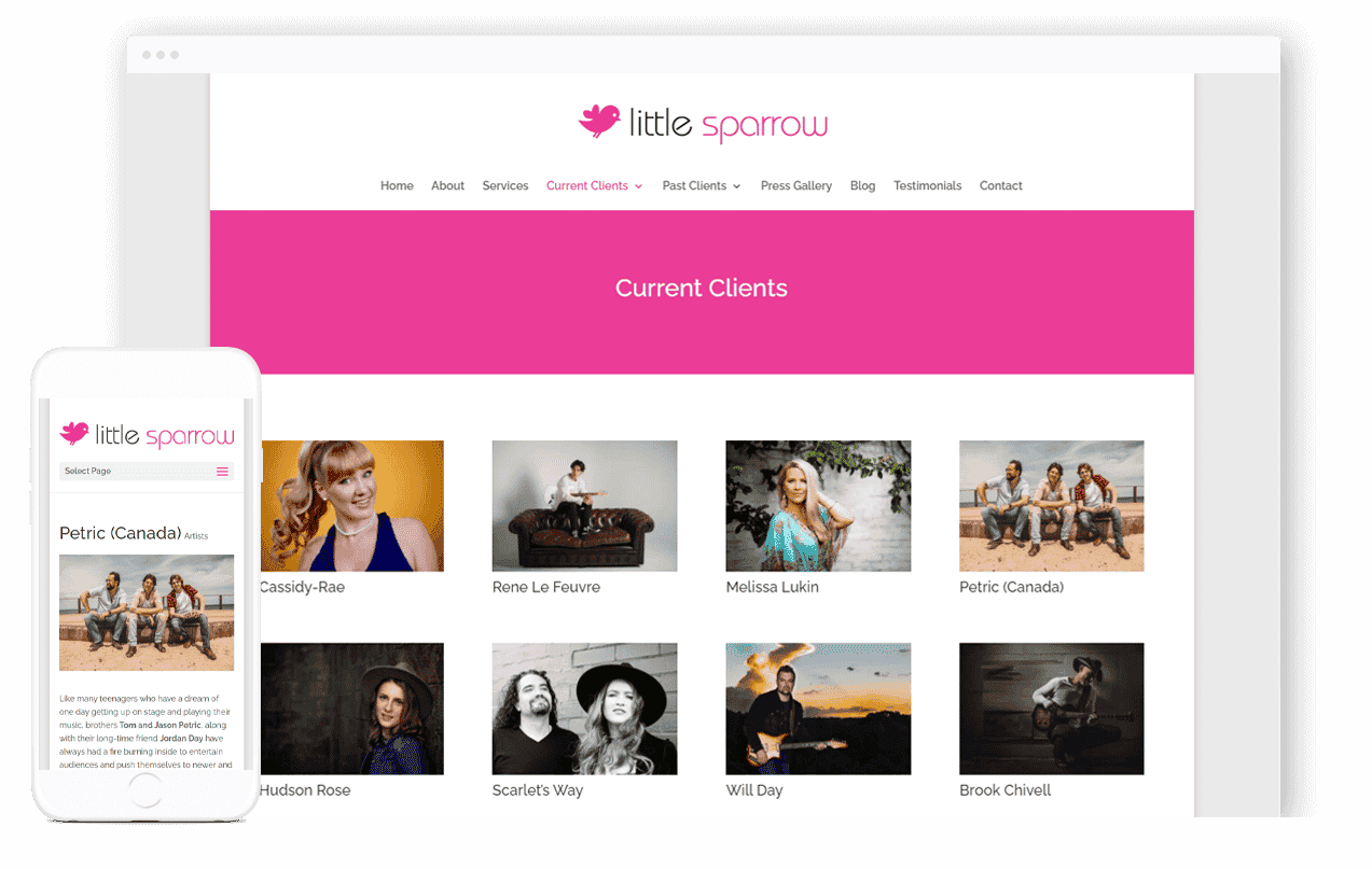 PR Website Design