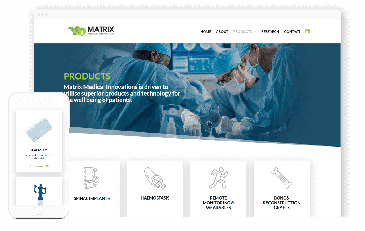 Medical Business Website Design