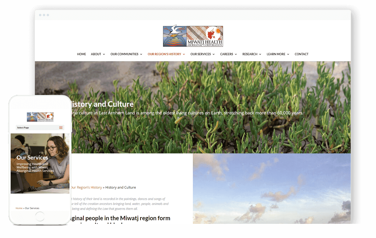 Health Services Website Design