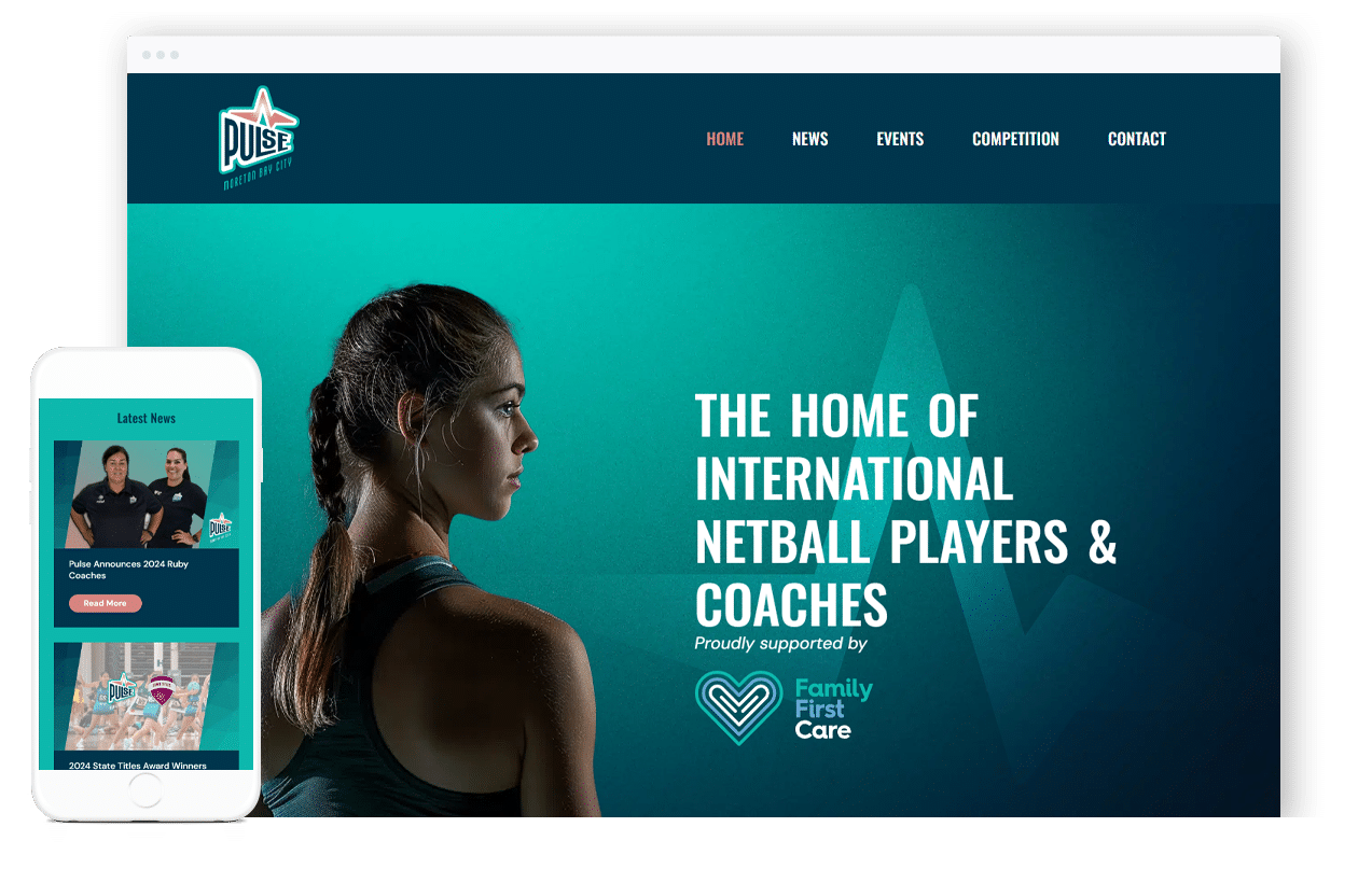 Netball Website Design