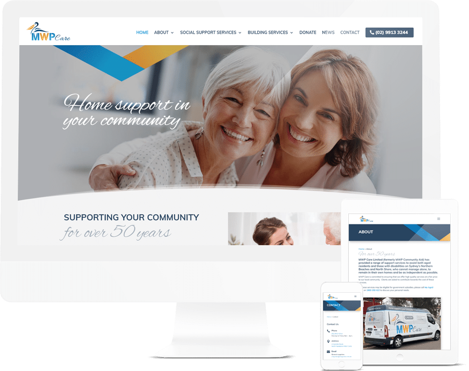 Disability Services Website Design