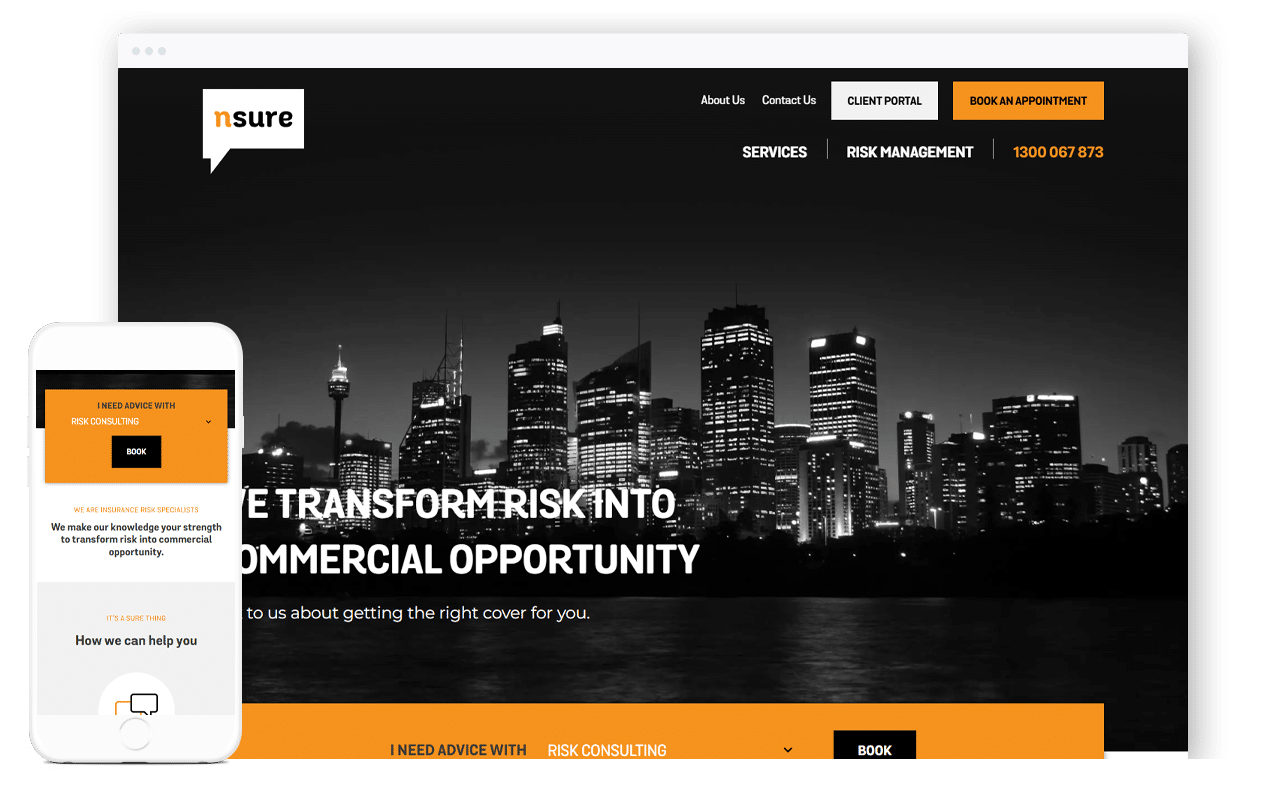 Insurance Business Website Design