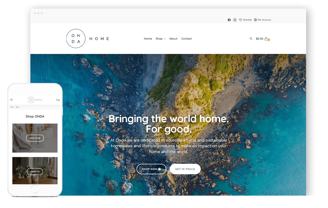 Sustainable Ecommerce Website Design