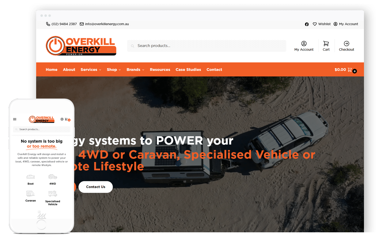 Electrical Equipment Ecommerce Website Design