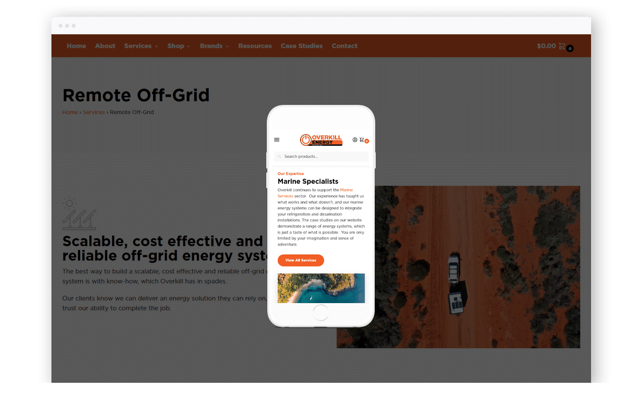 Electrical Equipment Ecommerce Website Design