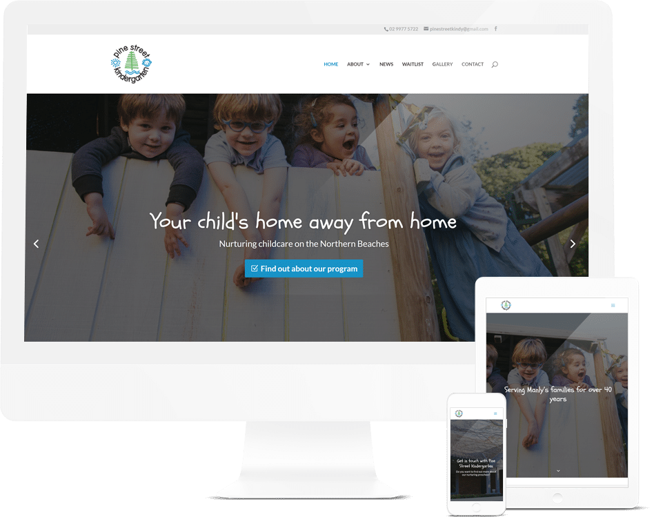 Kindergarten Website Design