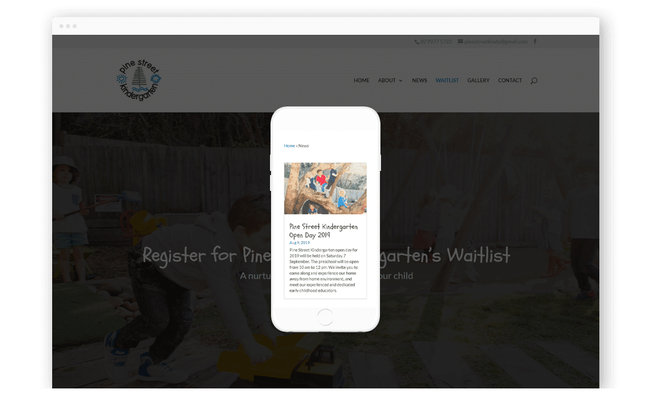 Kindergarten Website Design