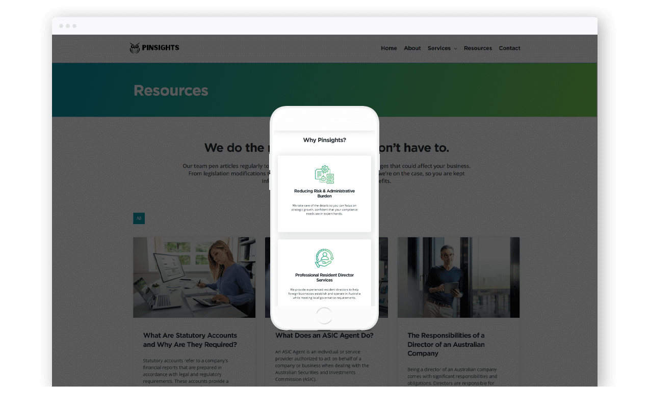 Compliance Business Web Design