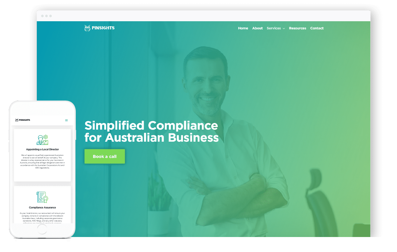 Compliance Business Web Design