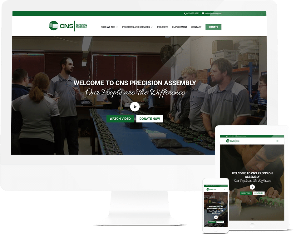 Manufacturing Website Design