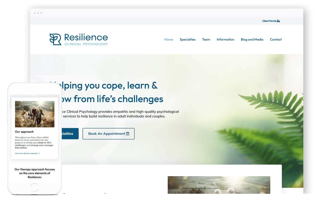 Psychologist Website Design