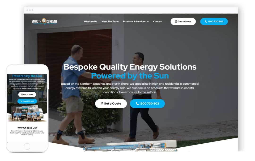 Electrician Business Website Design Case Study