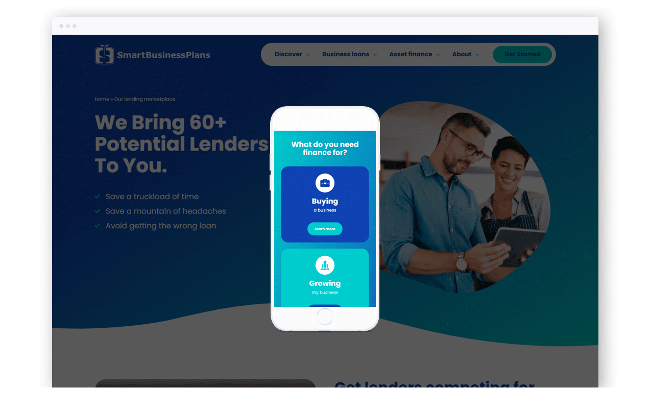 Business Finance Broker Website Design