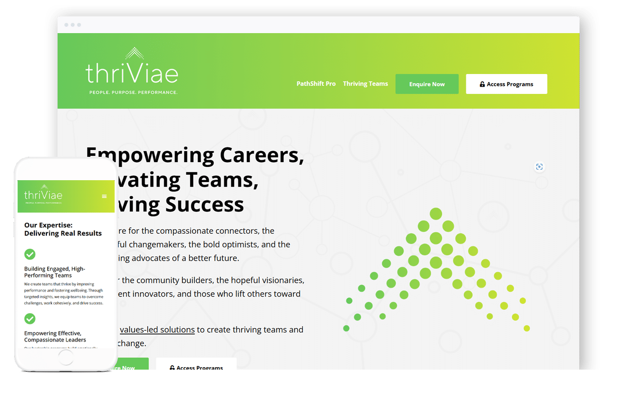 Organisational Change Website Design