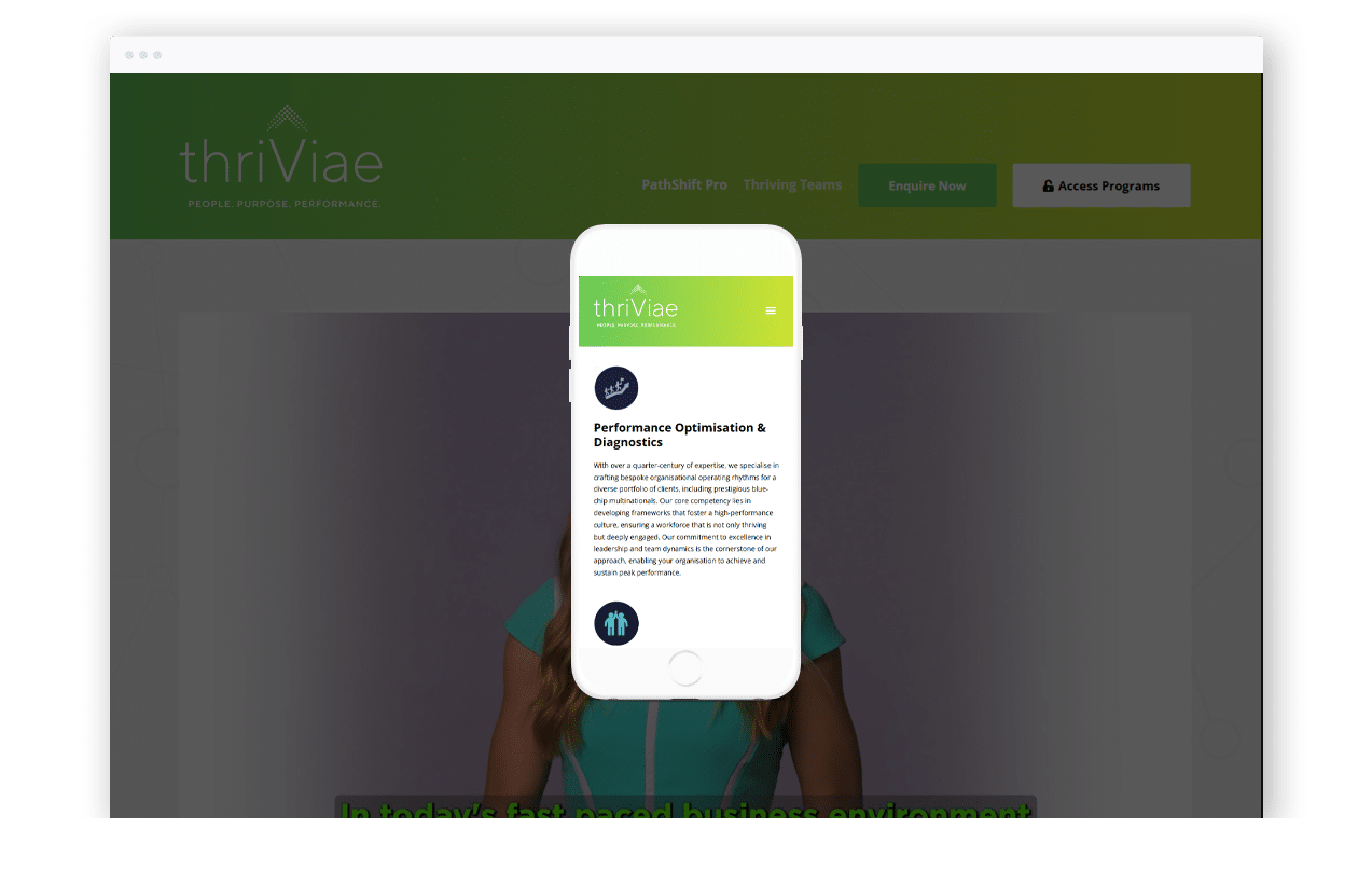 Organisational Change Website Design