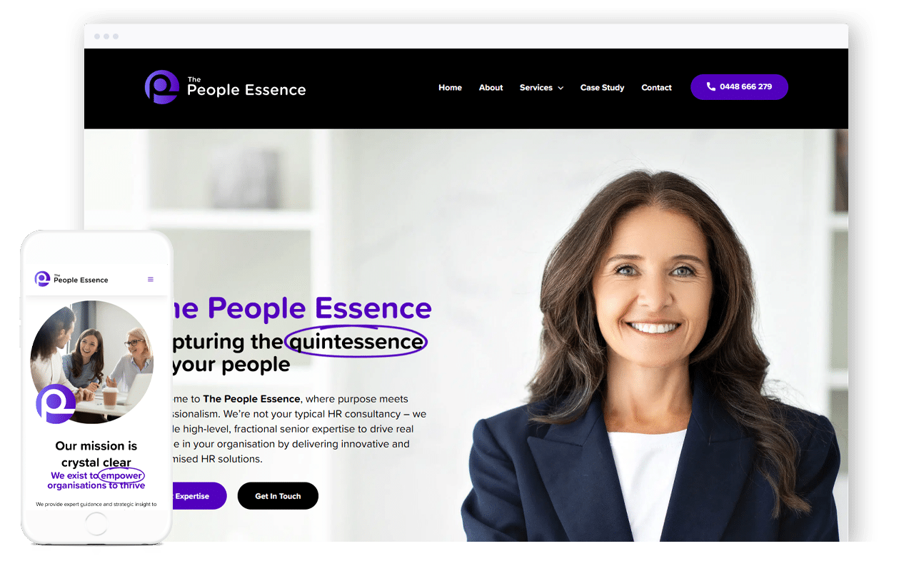 HR Consulting Business Website Design