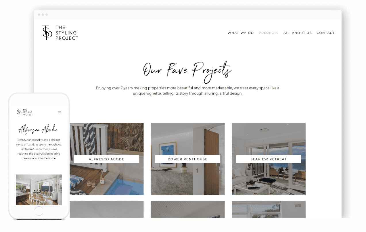 Property Styling Website Design